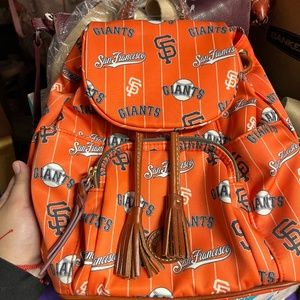 Giants Dooney and Bourke, orange, SF pattern, Medium